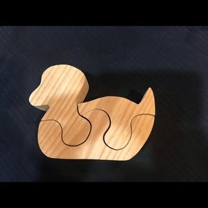 Kids wooden duck puzzle